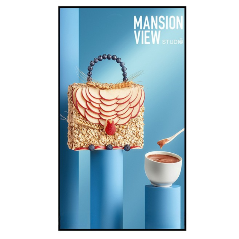 Ecran Vitrine Publicitaire Professionnel Multimédia 43" Android Haute Luminosité Sans Support · Smarty Paris