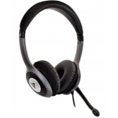 Casque Audio USB Deluxe stéréo V7 - Noir Ref G0278 | Smarty Paris