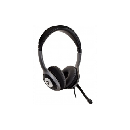Casque Audio USB Deluxe stéréo V7 - Noir Ref G0278 | Smarty Paris