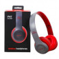 Casque Stéréo Bluetooth P47 - Rouge