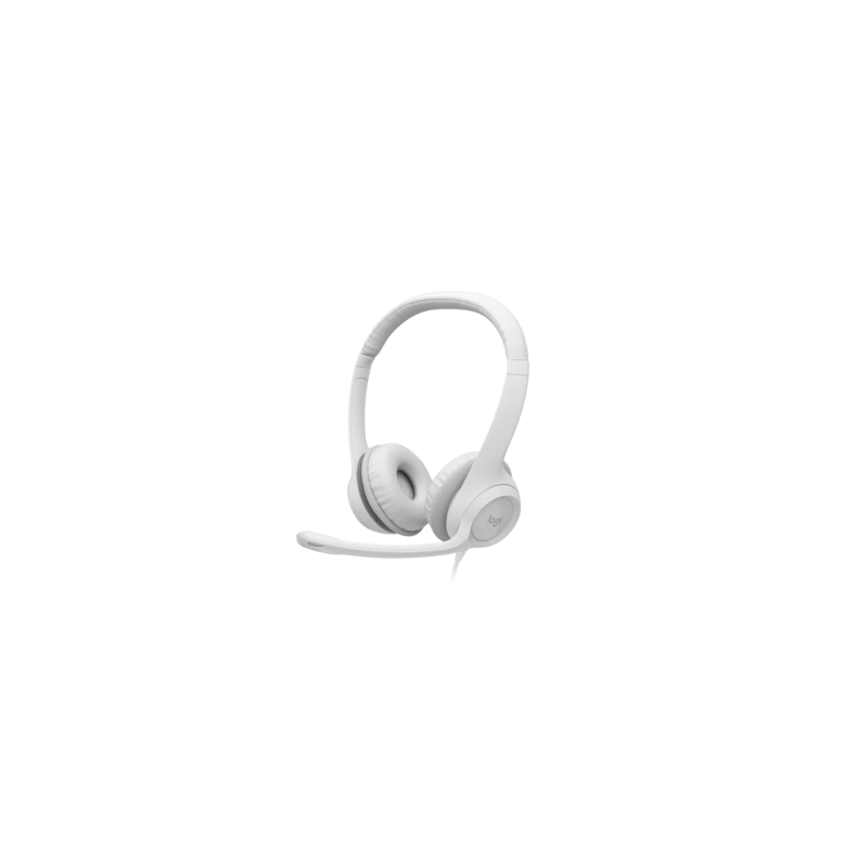 Casque Stéréo Filaire USB Logitech H390 - Blanc
