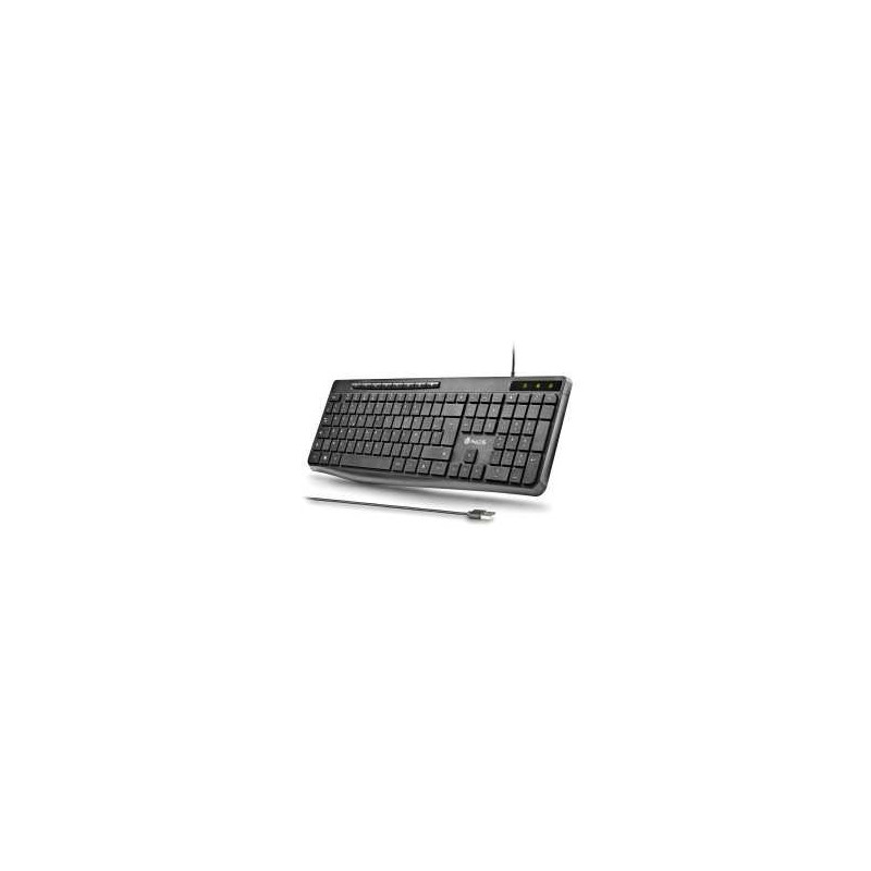 Clavier Filaire SPECTRA Français AZERTY - NGS Ultra-Mince et Silencieux avec Connexion USB-A