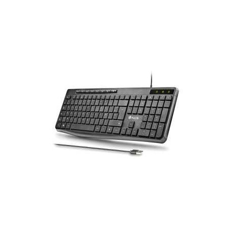 Clavier Filaire SPECTRA Français AZERTY - NGS Ultra-Mince et Silencieu