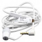 Ecouteurs Kit Main Libre Intra Auriculaire Jack 3,5 mm Sony - Blanc - Vrac