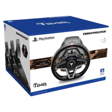 Volant Thrustmaster + Pédalier T248 Compatible PS4/PS5/PC · 