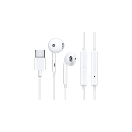 Ecouteurs Kit Main Libre USB-C MH147 Oppo - Blanc - Vrac - Audio Ref A