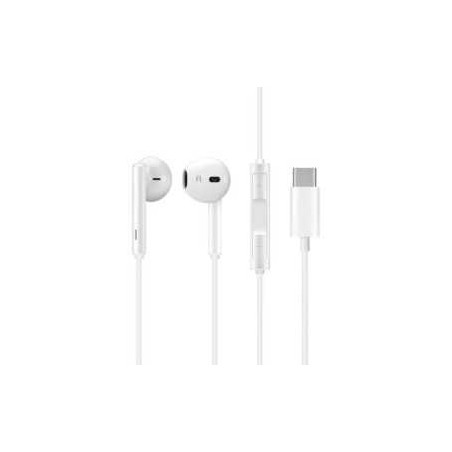 Ecouteurs Kit Main Libre USB-C QC0296 Huawei - Blanc - Vrac - Audio Re