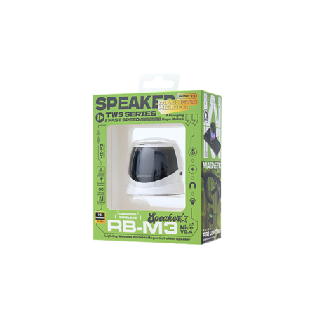 Enceinte Portable Sans Fil avec Support Magnétique Lighting RB-M3 REMA