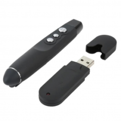 Pointeur Power Point Laser + Récepteur USB - PP-1000 - Noir - Audio Re