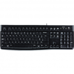 Clavier Filaire USB Logitech K120 - Français AZERTY - Noir - Informati