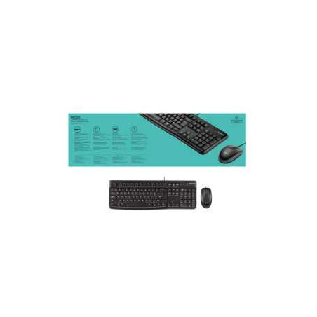 Logitech Desktop MK120 - ensemble clavier et souris - USB AZERTY FR -
