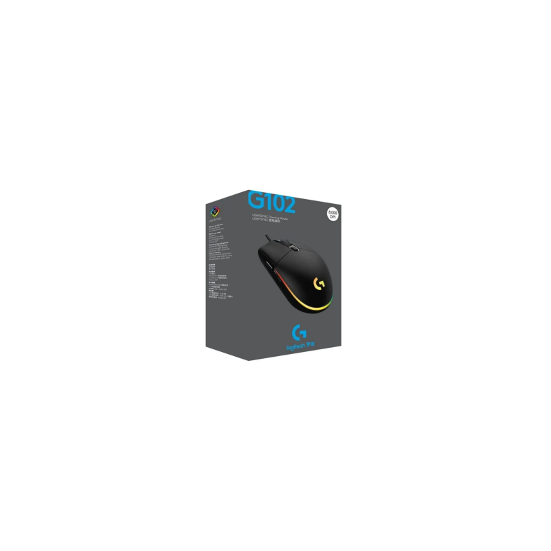Souris Optique Filaire Logitech G102 LIGHTSYNC - Noir