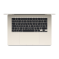 MacBook Air 15" MRYR3PO/A - 8Go/256Go SSD - Apple M3 - Lumière Stellaire - Neuf - QWERTY · Smarty Paris