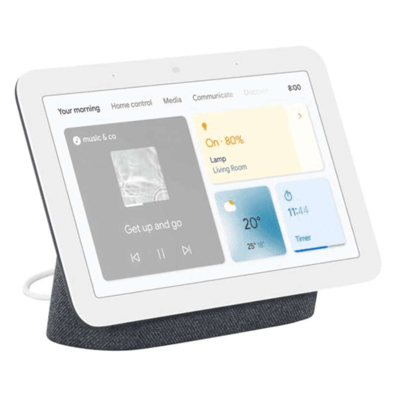 Google Nest Hub Enceinte intelligente sans fil Bluetooth et Wi-Fi 2e Génération · Smarty Paris