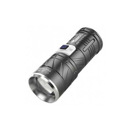 Lampe de Poche Rechargeable Ultra-lumineuse 30W à Porté 1.5 Km pour Sé