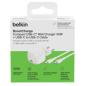 Adaptateur Secteur / Câble USB-C 30W 1m BELKIN - WCA008kq1MWH-B6