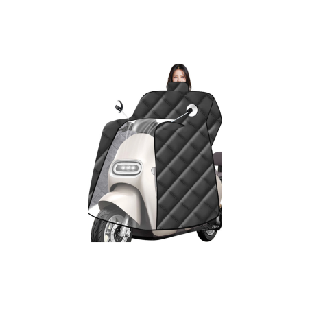 Couverture coupe-vent d’hiver pour moto électrique, chaude et épaisse