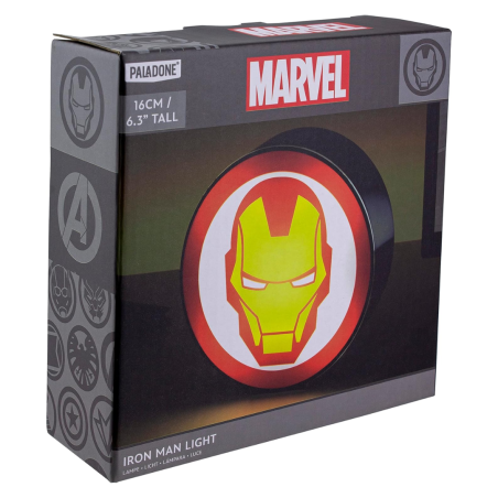 Boîte Lumineuse Iron Man 15 cm Paladone – Marvel Avengers · Smarty Paris