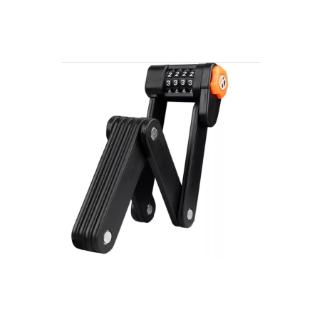 Cadenas Pliable Antivol à Combinaison avec Support de Fixation pour Vé