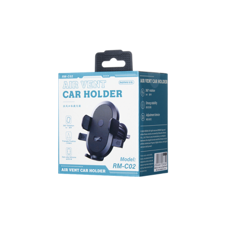 Support de Téléphone Voiture REMAX RM-C02 - Rotation 360° – Antidérapa
