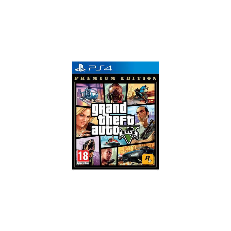 Jeux PS4 Grand Theft Auto 5 - Premium Edition EU · Smarty Paris