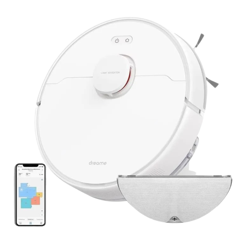 Aspirateur Robot Dreame D9 Blanc - Occasion avec Boîte et Accessoires · Smarty Paris