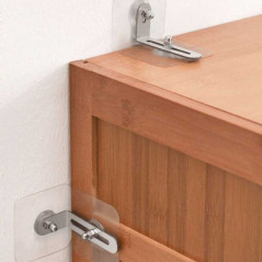 Large anti-tip cabinet safety accessory | Smarty