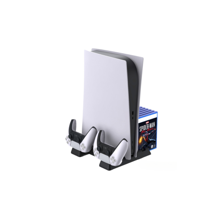 Support de refroidissement, chargement manettes et rangement de jeux p