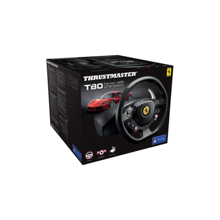 Volant Thrustmaster + Pedalier T80 Ferrari 488 Gtb Edition - Gaming Re