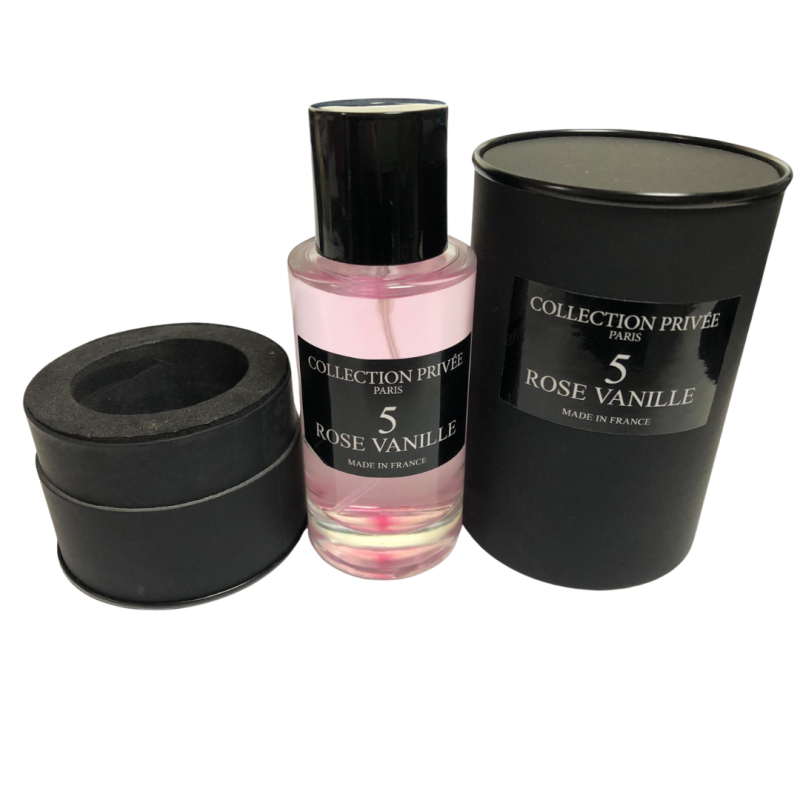 Eau de Parfum Collection Privée Paris 5 ROSE VANILLE - 50ml · Smarty Paris Beauté