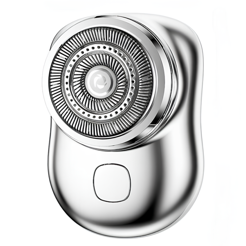 Mini Rasoir Électrique Rechargeable via USB, pour Hommes - Argent · Smarty Paris