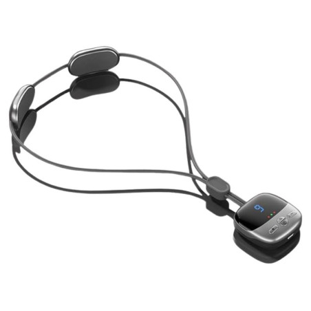 Collier Masseur Intelligent pour Cou et Épaules avec Contrôle de Température et Écran LCD - Gris · Smarty Paris