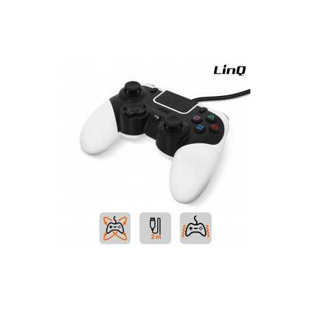 Manette Filaire USB PS4 / PC LinQ GAP424 - Supports Ref G0436-EOL | Sm