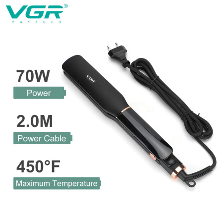 Fer à Lisser 100-240V 70W Moteur DC VGR V519S Noir · Smarty Paris