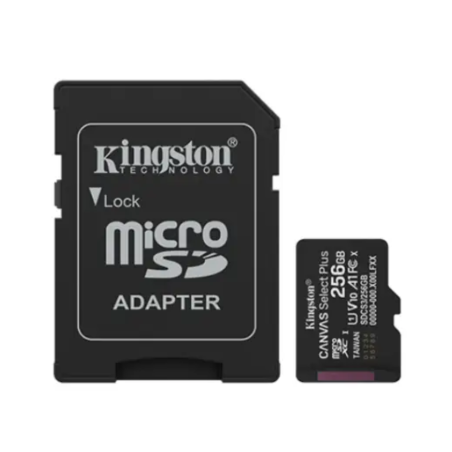 Carte mémoire microSD 256 Go Kingston Canvas Select Plus - SDCS3/256GB — Kingston · Smarty Paris 18e