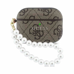 Coque de Protection pour AirPods Pro 3 PU Pearl Strap Classic Logo GUESS GUAP3P4E4PSW - Marron — Accessoire · Smarty Paris 18e