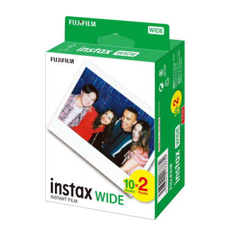 Pack de 2x10 Films FUJIFILM Instax Wide · Smarty Paris