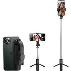 Support Selfie Smartphone R1 avec Éclairage Intégré 0.8 M - Noir — ECO · Smarty Paris 18e