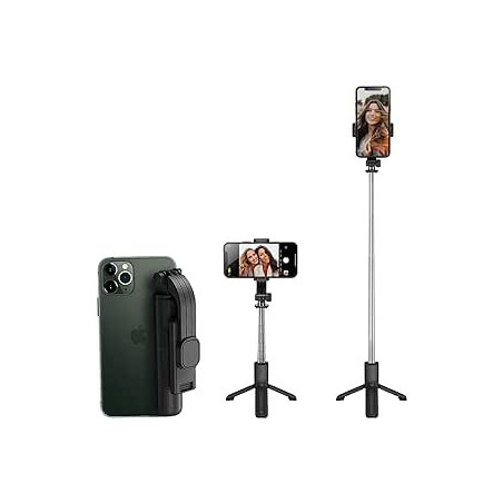 Support Selfie Smartphone R1 avec Éclairage Intégré 0.8 M - Noir — ECO · Smarty Paris 18e