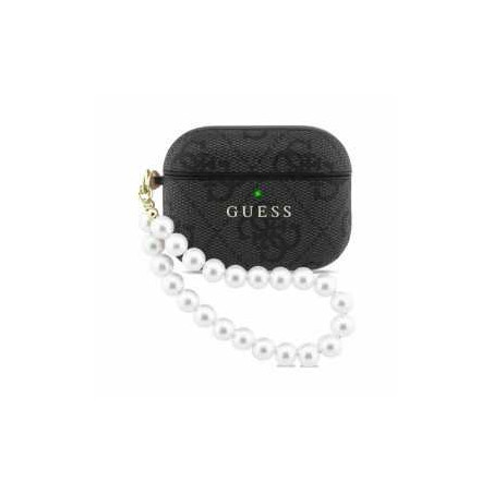 Coque de Protection pour AirPods Pro 3 PU Pearl Strap Classic Logo GUE