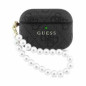 Coque de Protection pour AirPods Pro 3 PU Pearl Strap Classic Logo GUESS GUAP3P4E4PSK - Noir