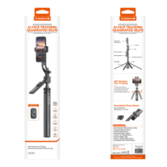 Perche à selfie de bureau avec suivi du visage AI Xssive XSS-FT01 - Au