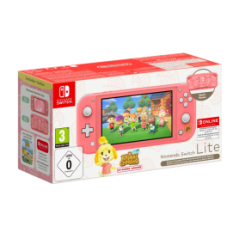 Console Switch Lite Nintendo Corail + Animal Crossing + Abonnement NSO