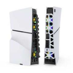 Ventilateur de refroidissement PS5 Slim Dobe TP5-3538S RGB - Blanc - G