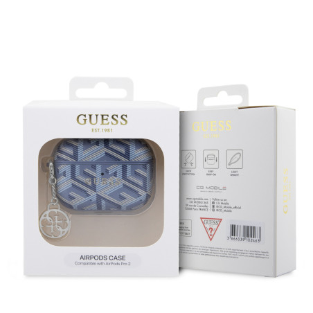 Coque de Protection pour AirPods 2 Cube Classic Logo GUESS GUAP2HGCFSEB - Blue — Accessoire · Smarty Paris 18e