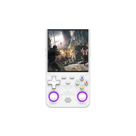 Mini Console de Jeu Vidéo Portable R36 ULTRA Écran 4" 256 Go - Blanc -