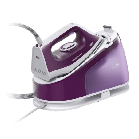 Fer à Repasser avec Chaudière à Chargement Continue 1.7L 2400W Braun - Violet · Smarty Paris