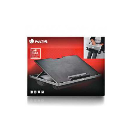 Support d'Ordinateur Portable NGS Lapnest 15.6" Avec Coussins - Noir -