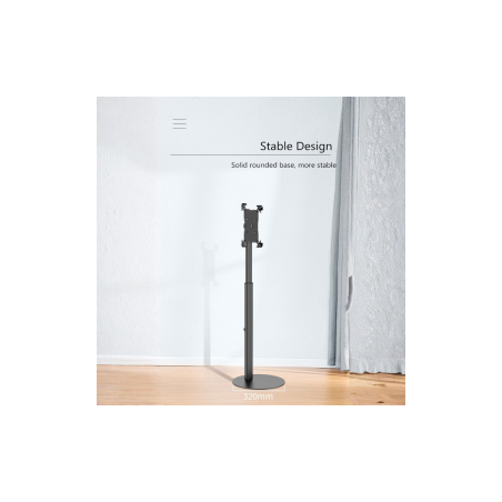 Support à Plateau à Hauteur Réglable avec Anti-Vol et Serrure - Pied M