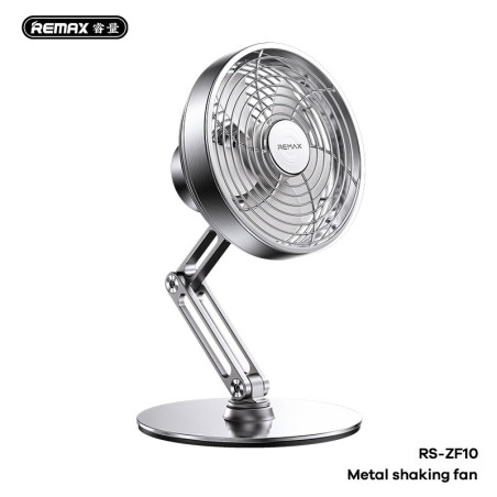 Ventilateur rotatif en métal RS-ZF10 Remax - Argent · Smarty Paris